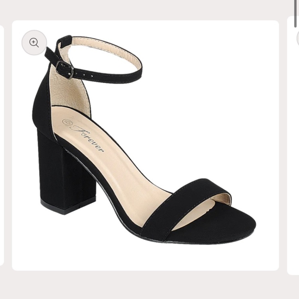 Chunky black High Heels
